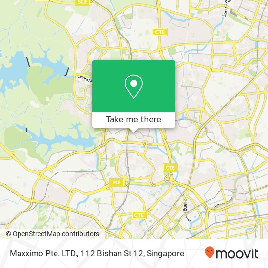 Maxximo Pte. LTD., 112 Bishan St 12 map