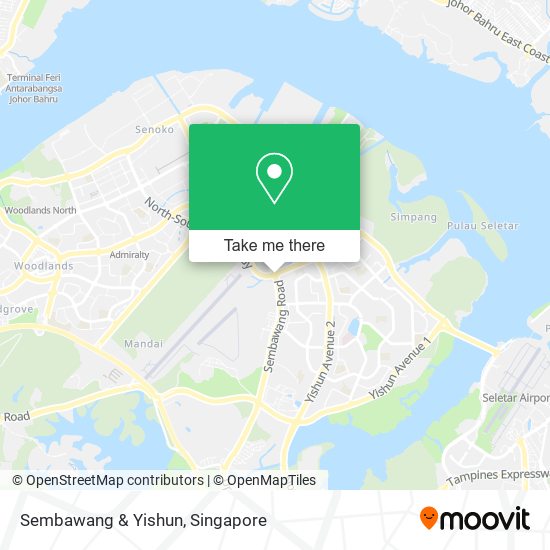 Sembawang & Yishun map