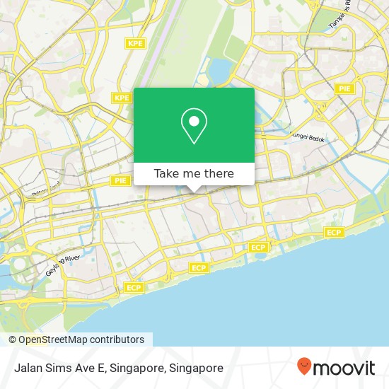 Jalan Sims Ave E, Singapore map