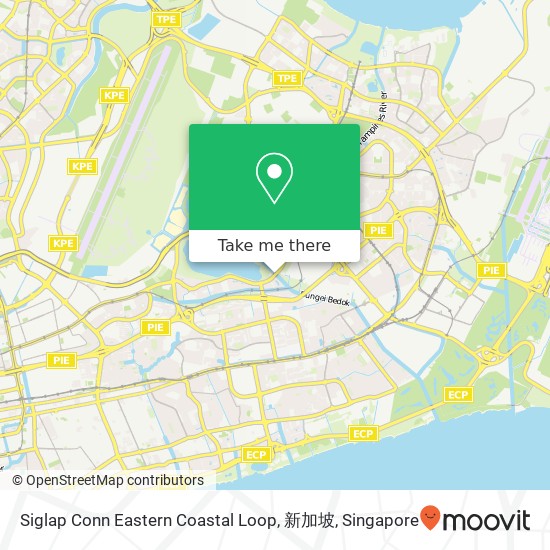 Siglap Conn Eastern Coastal Loop, 新加坡地图