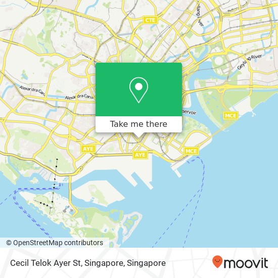 Cecil Telok Ayer St, Singapore map