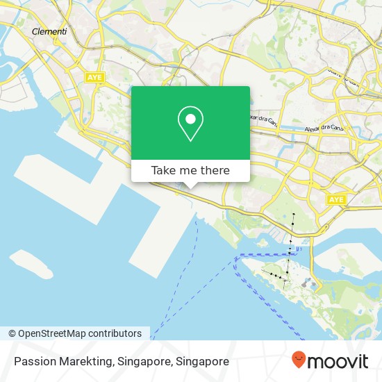 Passion Marekting, Singapore map