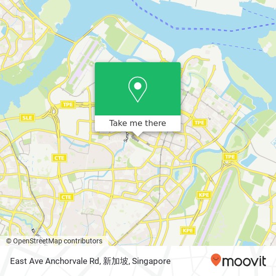 East Ave Anchorvale Rd, 新加坡 map