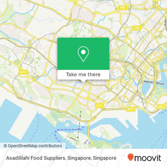 Asadililahi Food Suppliers, Singapore地图