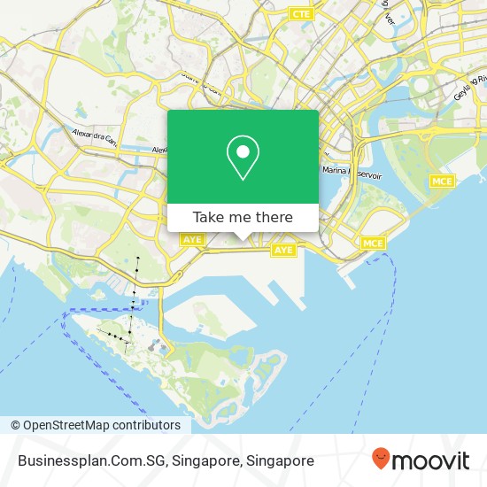 Businessplan.Com.SG, Singapore map