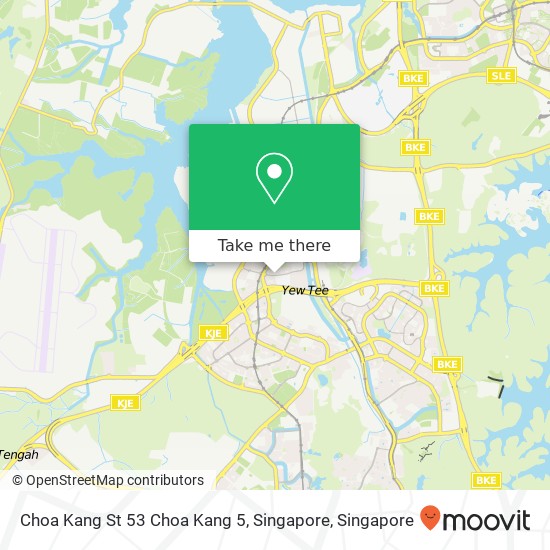 Choa Kang St 53 Choa Kang 5, Singapore地图