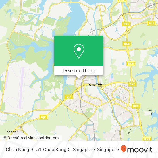 Choa Kang St 51 Choa Kang 5, Singapore map