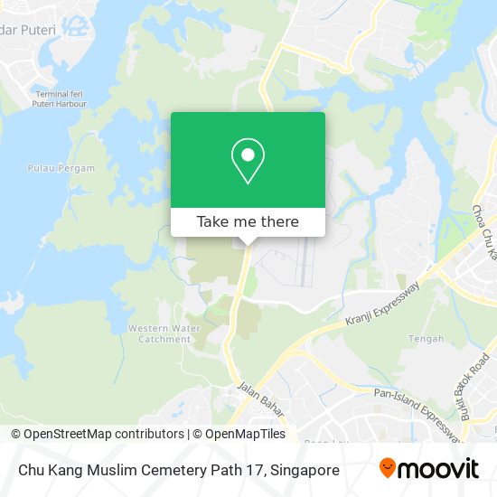 Chu Kang Muslim Cemetery Path 17 map