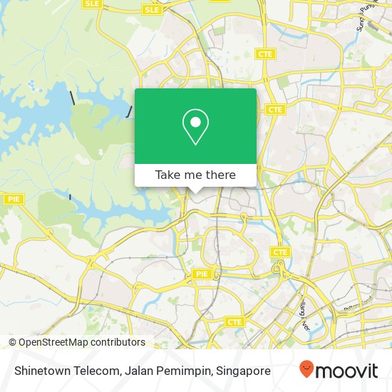 Shinetown Telecom, Jalan Pemimpin map