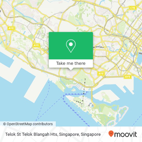 Telok St Telok Blangah Hts, Singapore map