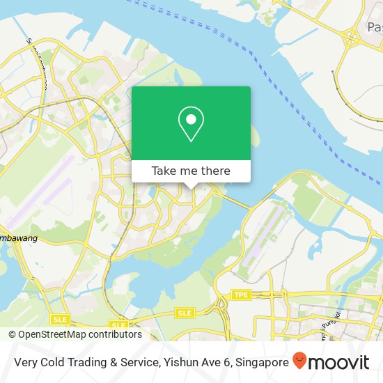 Very Cold Trading & Service, Yishun Ave 6 map