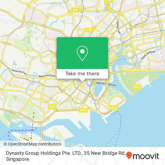 Dynasty Group Holdings Pte. LTD., 35 New Bridge Rd map