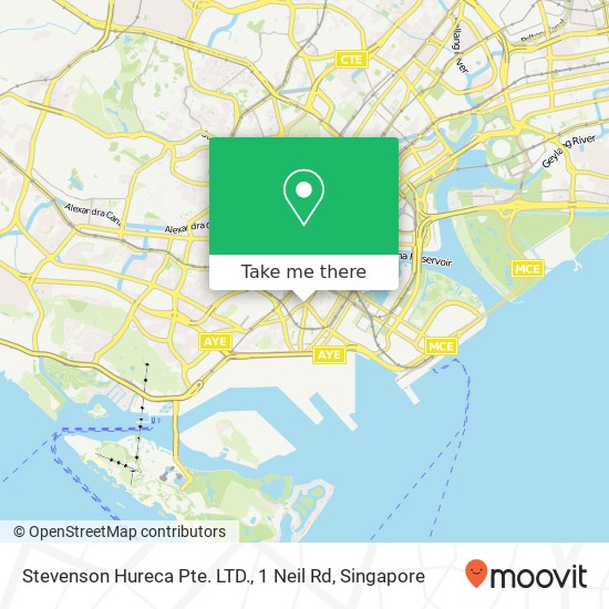 Stevenson Hureca Pte. LTD., 1 Neil Rd地图