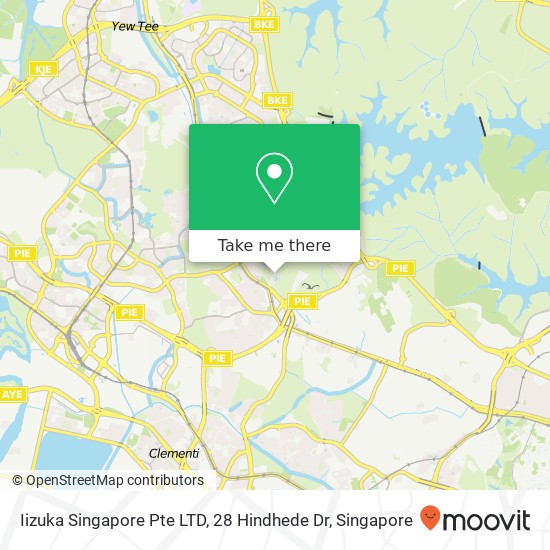 Iizuka Singapore Pte LTD, 28 Hindhede Dr map