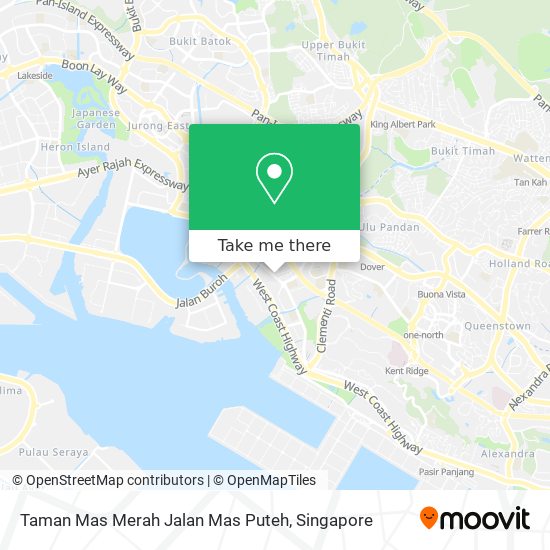 Taman Mas Merah Jalan Mas Puteh map