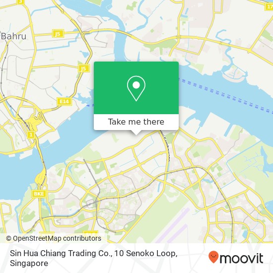 Sin Hua Chiang Trading Co., 10 Senoko Loop map