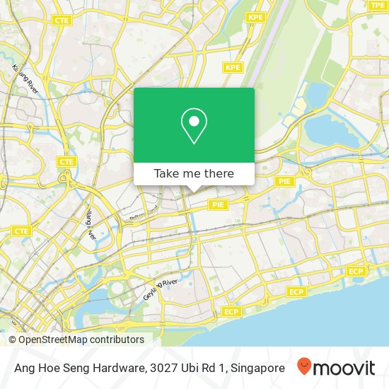 Ang Hoe Seng Hardware, 3027 Ubi Rd 1地图