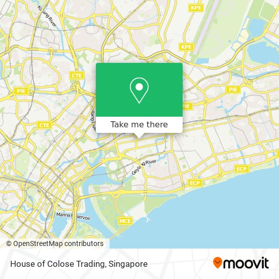 House of Colose Trading map
