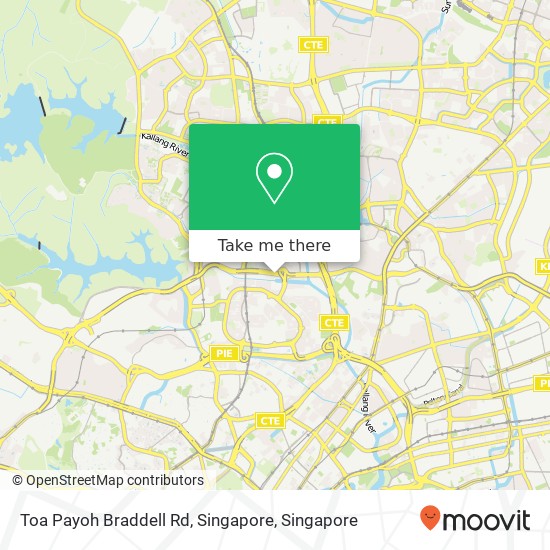 Toa Payoh Braddell Rd, Singapore map