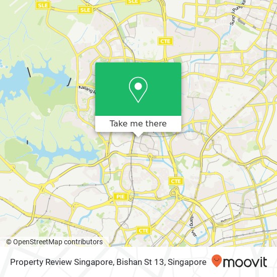 Property Review Singapore, Bishan St 13 map
