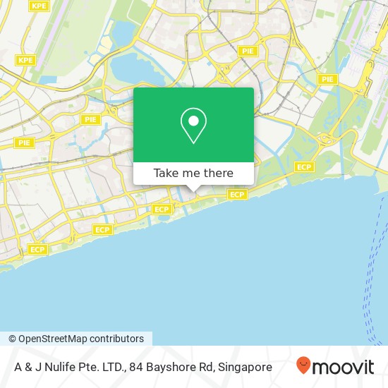 A & J Nulife Pte. LTD., 84 Bayshore Rd map