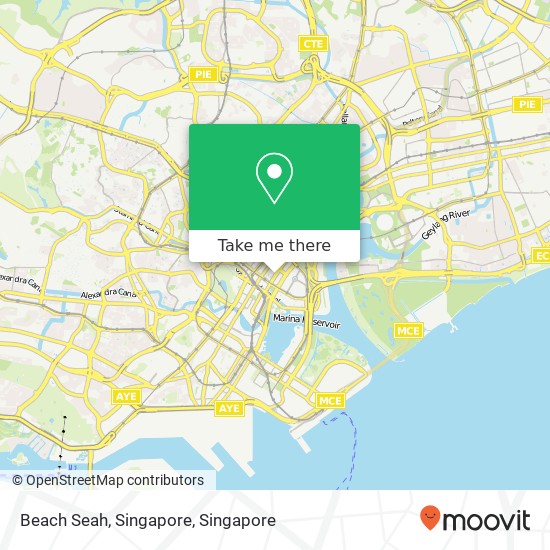 Beach Seah, Singapore map