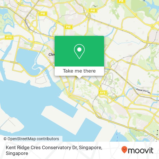 Kent Ridge Cres Conservatory Dr, Singapore map