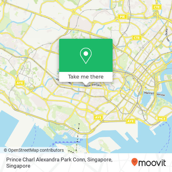 Prince Charl Alexandra Park Conn, Singapore地图