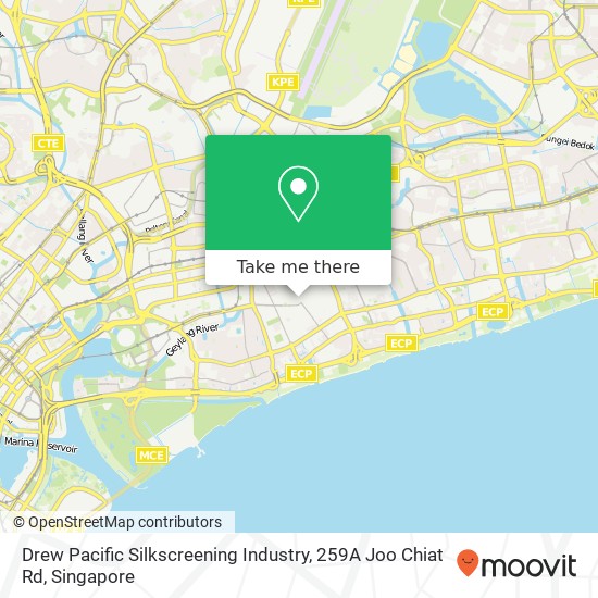 Drew Pacific Silkscreening Industry, 259A Joo Chiat Rd map