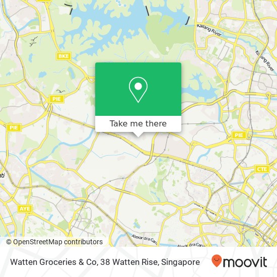 Watten Groceries & Co, 38 Watten Rise地图