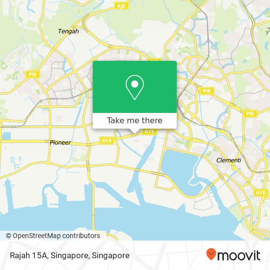 Rajah 15A, Singapore map