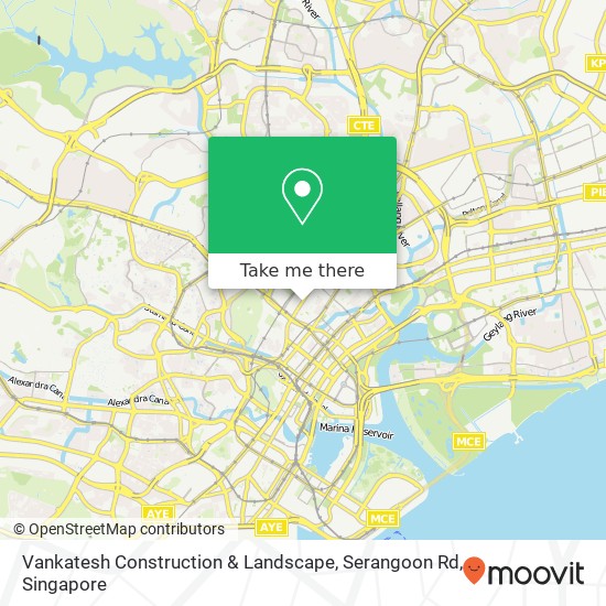 Vankatesh Construction & Landscape, Serangoon Rd map