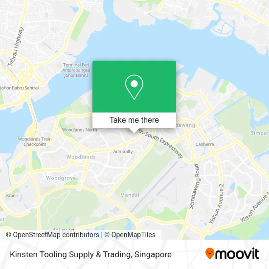 Kinsten Tooling Supply & Trading map