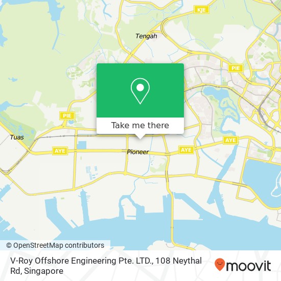 V-Roy Offshore Engineering Pte. LTD., 108 Neythal Rd map