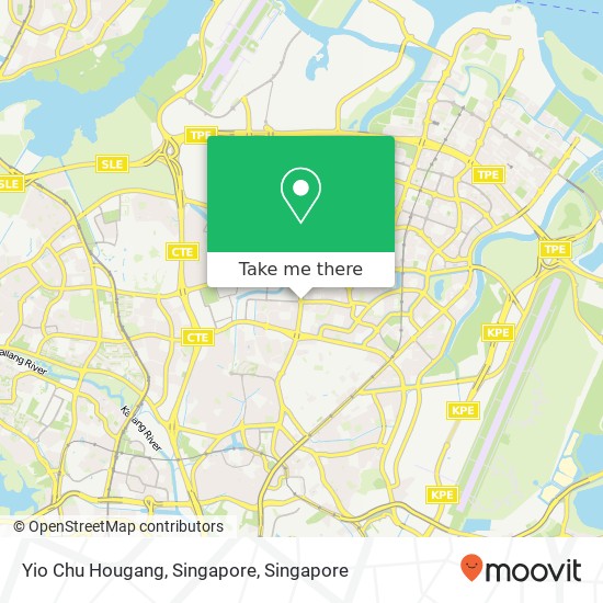 Yio Chu Hougang, Singapore地图