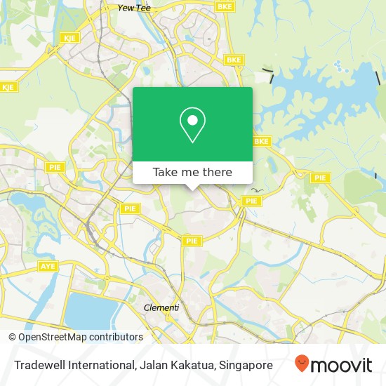 Tradewell International, Jalan Kakatua map