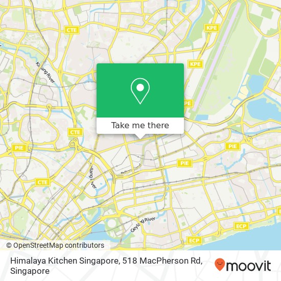 Himalaya Kitchen Singapore, 518 MacPherson Rd地图