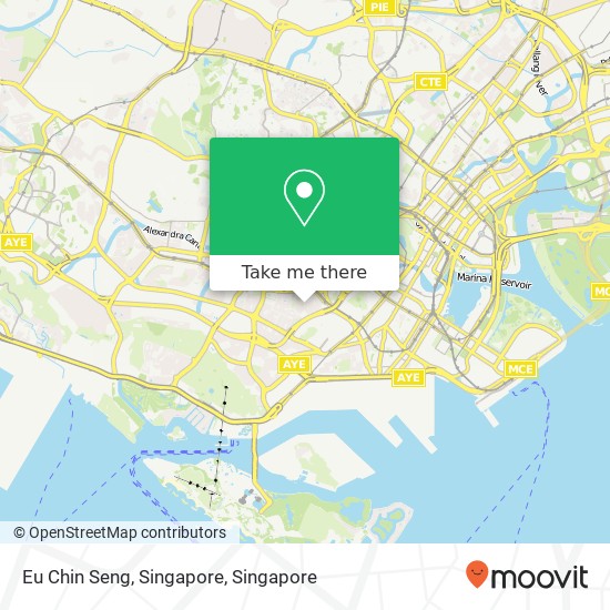 Eu Chin Seng, Singapore map