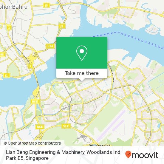 Lian Beng Engineering & Machinery, Woodlands Ind Park E5 map
