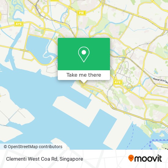 Clementi West Coa Rd map