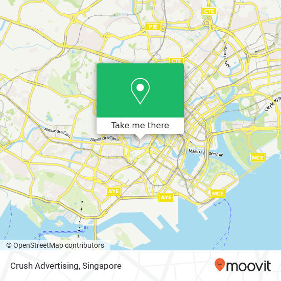 Crush Advertising map
