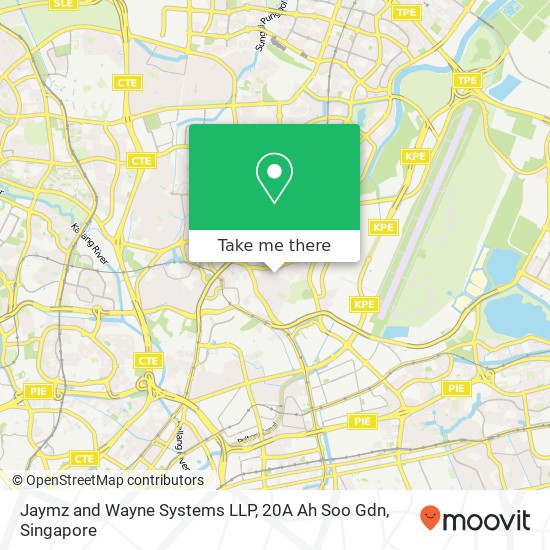 Jaymz and Wayne Systems LLP, 20A Ah Soo Gdn map