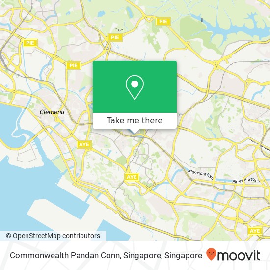 Commonwealth Pandan Conn, Singapore地图