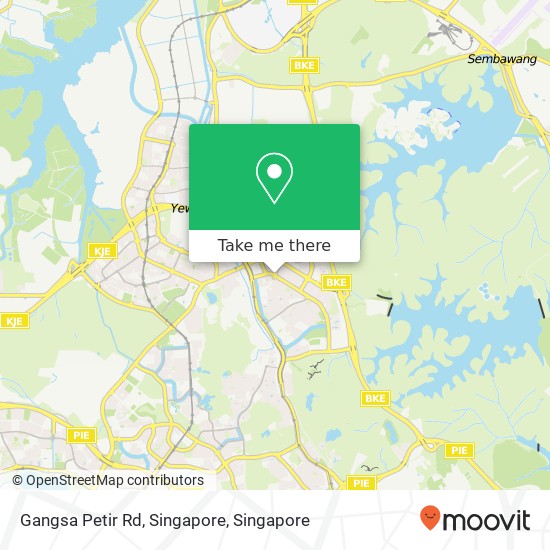 Gangsa Petir Rd, Singapore map