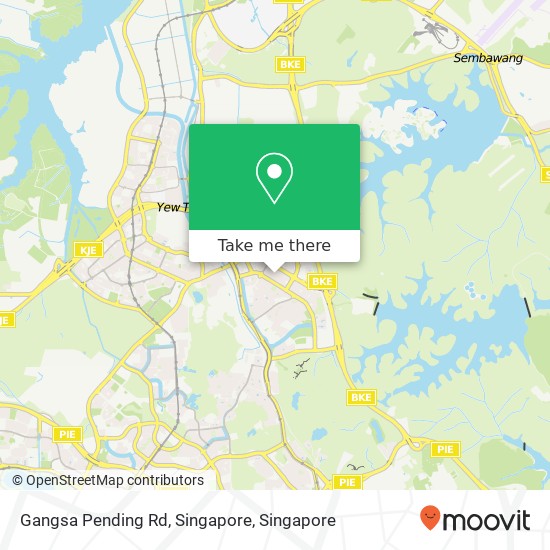 Gangsa Pending Rd, Singapore地图