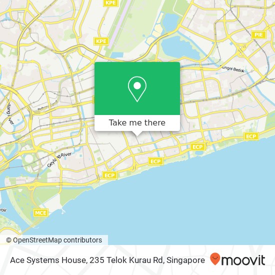 Ace Systems House, 235 Telok Kurau Rd地图