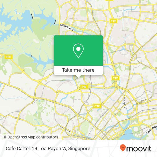 Cafe Cartel, 19 Toa Payoh W map