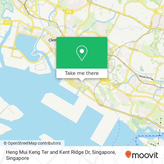 Heng Mui Keng Ter and Kent Ridge Dr, Singapore地图