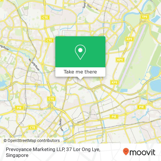 Prevoyance Marketing LLP, 37 Lor Ong Lye map