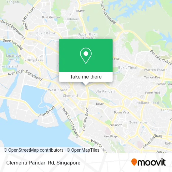 Clementi Pandan Rd map
